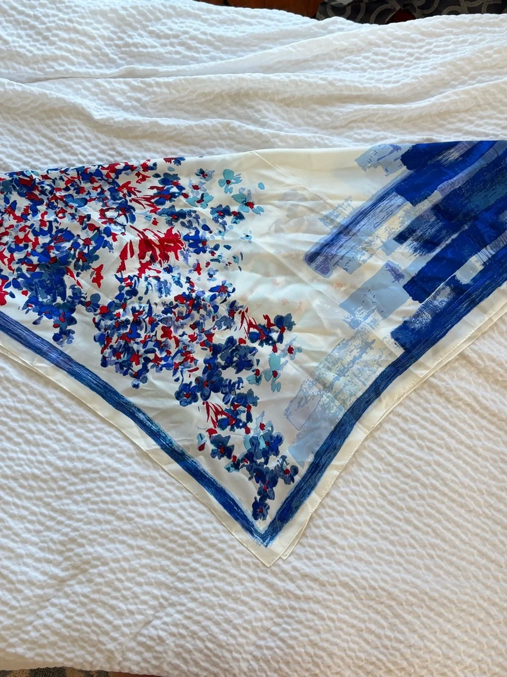 100% silk scarf